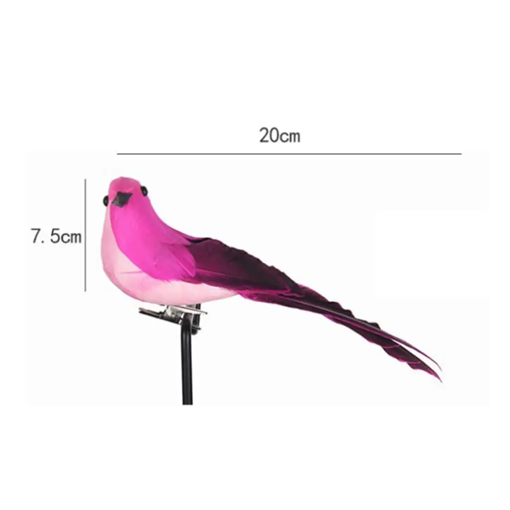 حية رغوة ريشة الحرفية محاكاة الطيور التماثيل الطيور نموذج صور الدعائم