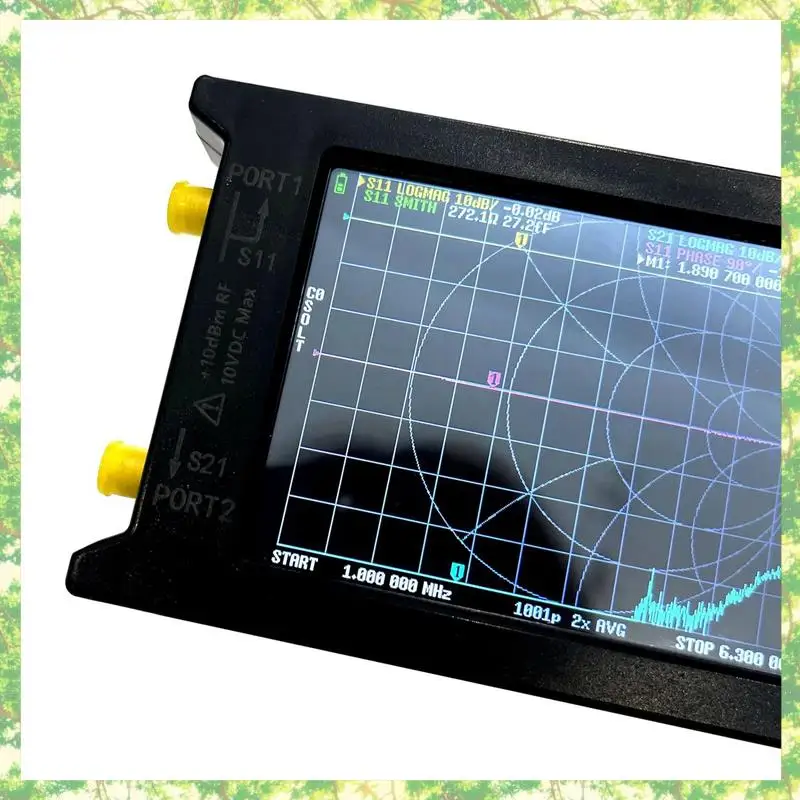 Smart-2X Litevna-64 50Khz-6,3 Ghz Litevna 4 pulgadas pantalla táctil analizador de red vectorial analizador de antena UHF actualización de Nanovna