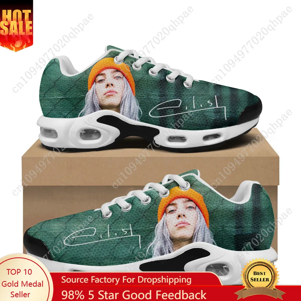 

B-Billie E-Eilish кроссовки на воздушной подушке мужские женские подростковые легкие спортивные туфли высокого качества на заказ сетчатые кроссовки для отдыха