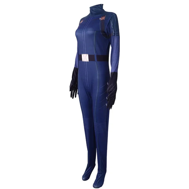 

asdh8@Thunderbolt character Yelena Battle onesie cosplay costume Halloween rave hero party costumeCOSda@