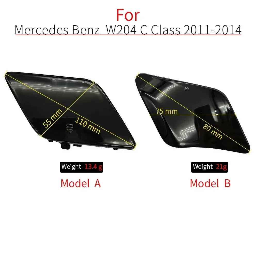 Car Front Bumper Tow Hook Cover Cap Black For Mercedes Benz C Class W204 C180 C200 C230 C300 AMG 2012-2014 2048850526