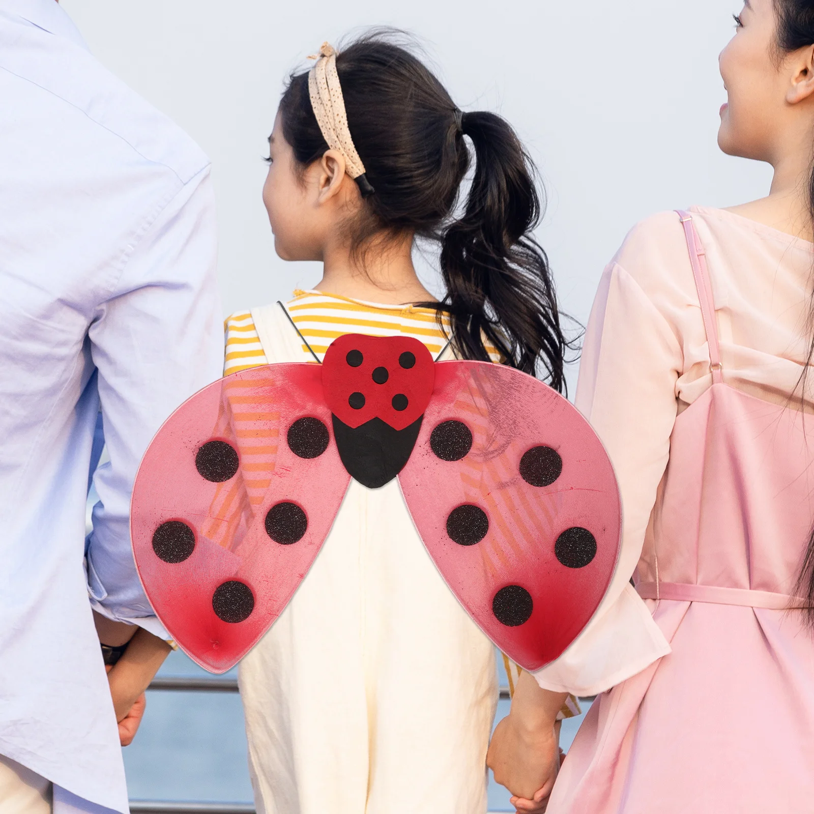 ชุดปีกเต่าทองสำหรับเด็กผู้หญิง ชุดแต่งกายสำหรับงานปาร์ตี้ อุปกรณ์เสริมสำหรับฮาโลวีน งานแฟนซี คอสเพลย์ ปีกแมลงสำหรับการแสดง