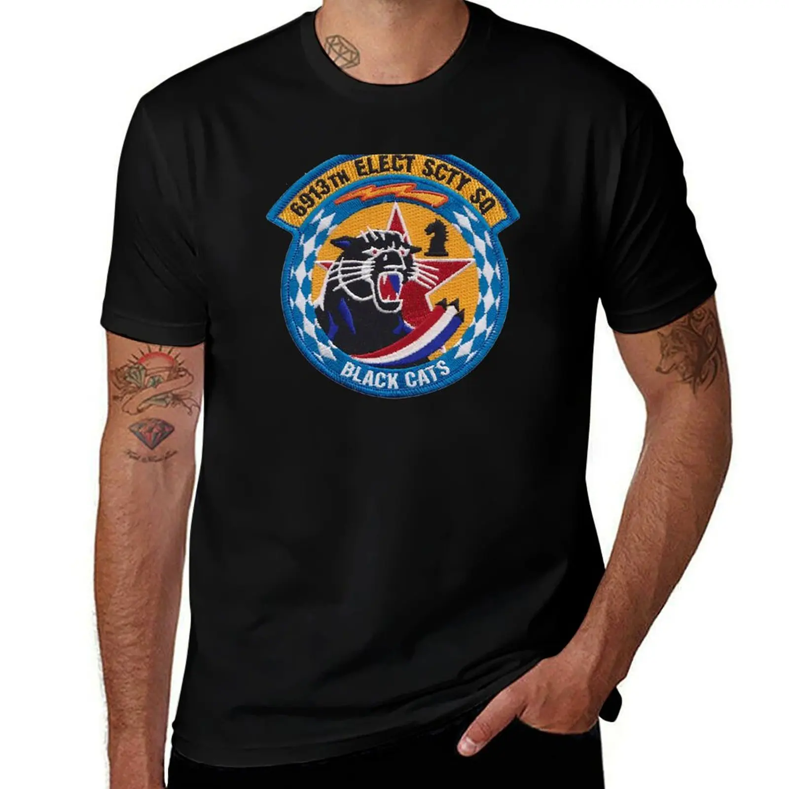 

6913TH ELECTRONIC SECURITY SQUADRON T-Shirt man t shirt designer t shirt man casual