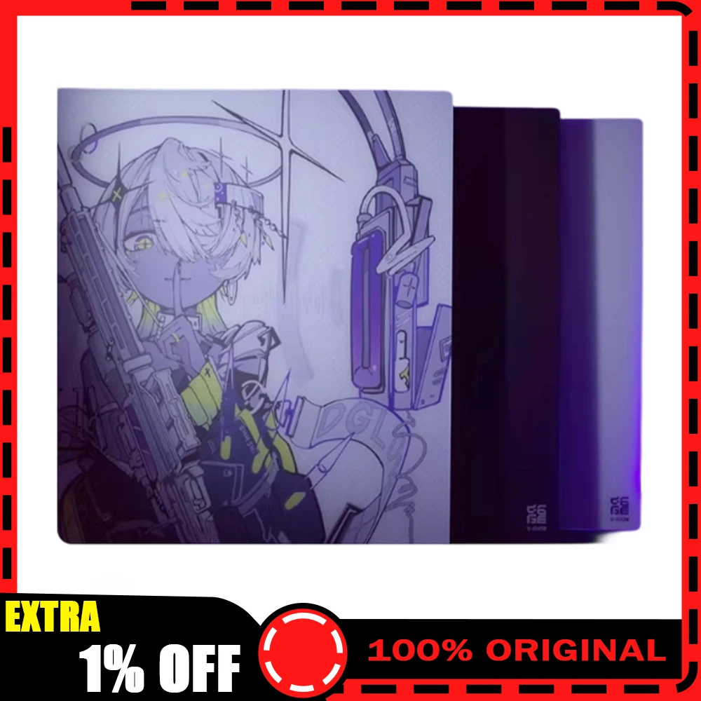 

Коврик для мыши D-GLOW ICE SPEED Glass, гладкий и скоростной, ультратонкий, с полным покрытием, TTK APEX Valorant, аксессуары для ПК