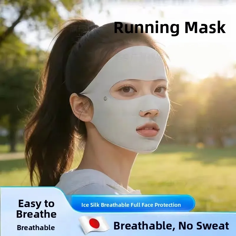 

Women's Running Mask UV Protection Breathable Golf Sports Mouth Nose Exposure Easy to Breathe Summer Special Face ield
