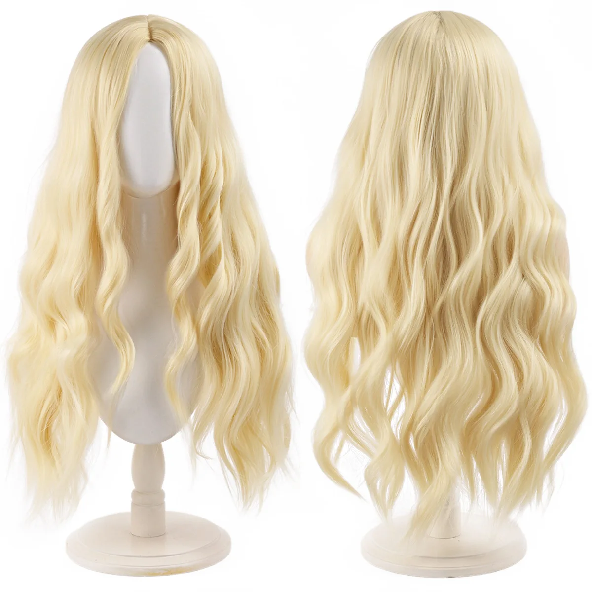 Synthetic Cosplay Middle Part Corn Wave Wig Multicolor Short Curly Hair Wigs Unisex Costume Heat Resistant Fiber Party Styling