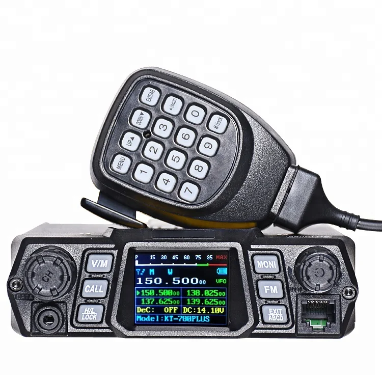 KT-780PLUS 100W high-power mobile radio vhf Ham band mobile radio for car walkie talkie