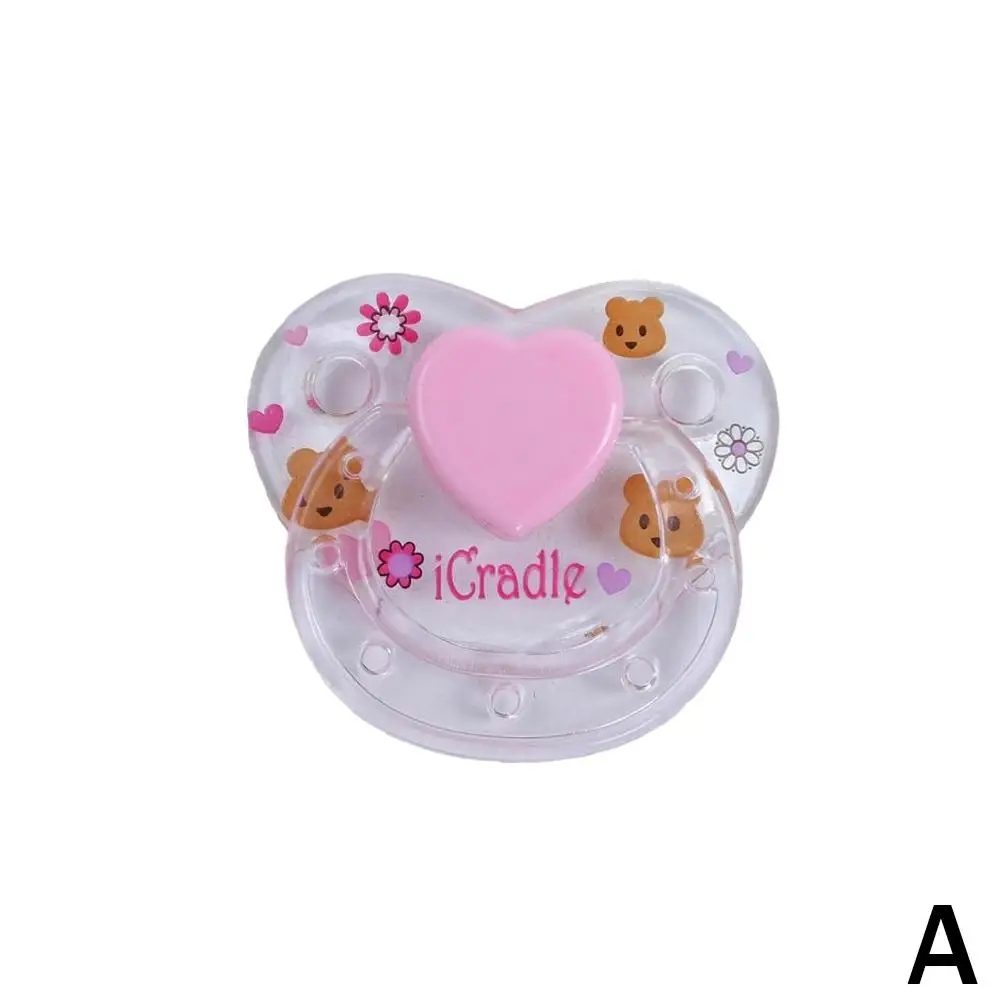 1 Pcs Reborn Doll Supplies Dummy Magnetic Pacifier For Reborn Dolls Girl Accessories Lovely Cute Appearance O3I7