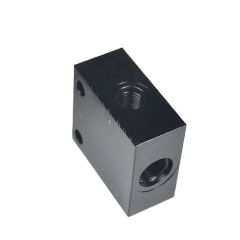 For Two-position Three-way Thread Cartridge Solenoid Reversing Valve Block V08-3 Oil Circuit Block Valve Seat