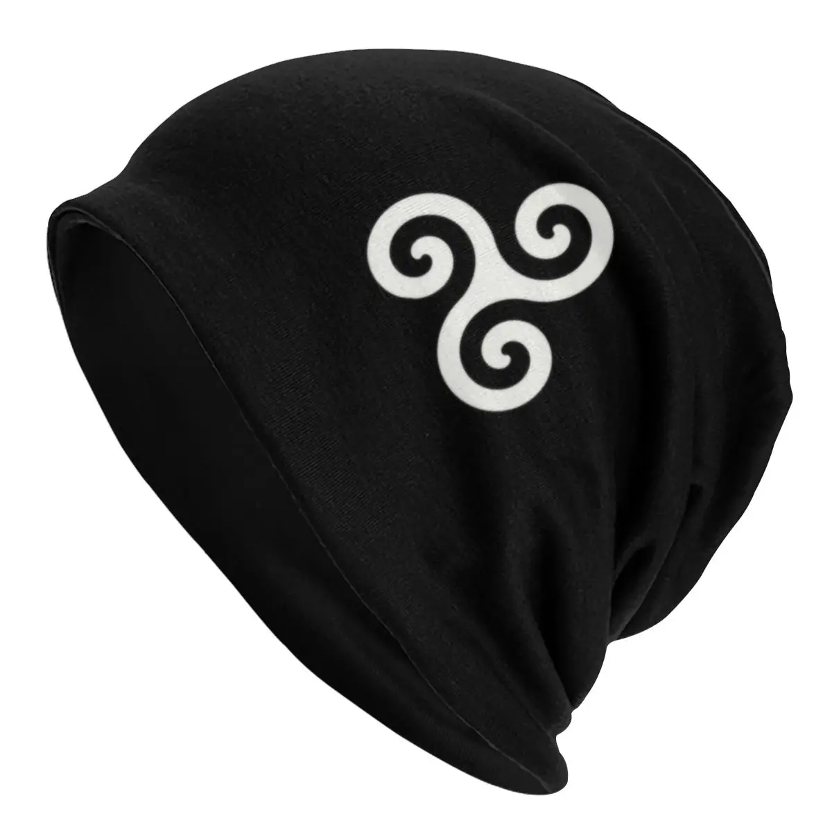 Custom Triskel Logo Art Beanies Caps Men Women Unisex Streetwear Winter Warm Knit Hat Adult Triskelion Bonnet Hats