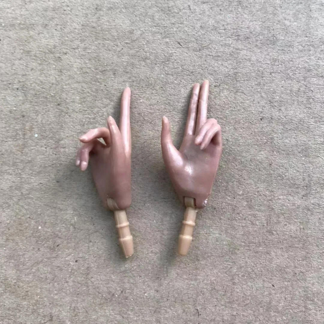1/6 Puppe Hände Füße Super Weiß Beige Braun Puppe Zubehör 4 Geste Puppe Hände Dekore Für Weibliche Puppen – Detail 10
