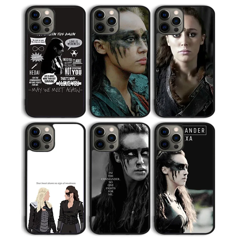 Commander Lexa The 100 Phone Case Back Cover for iPhone 16 15 SE2020 14 13 11 12 Pro Max mini XS XR X PlusS Shell Coque