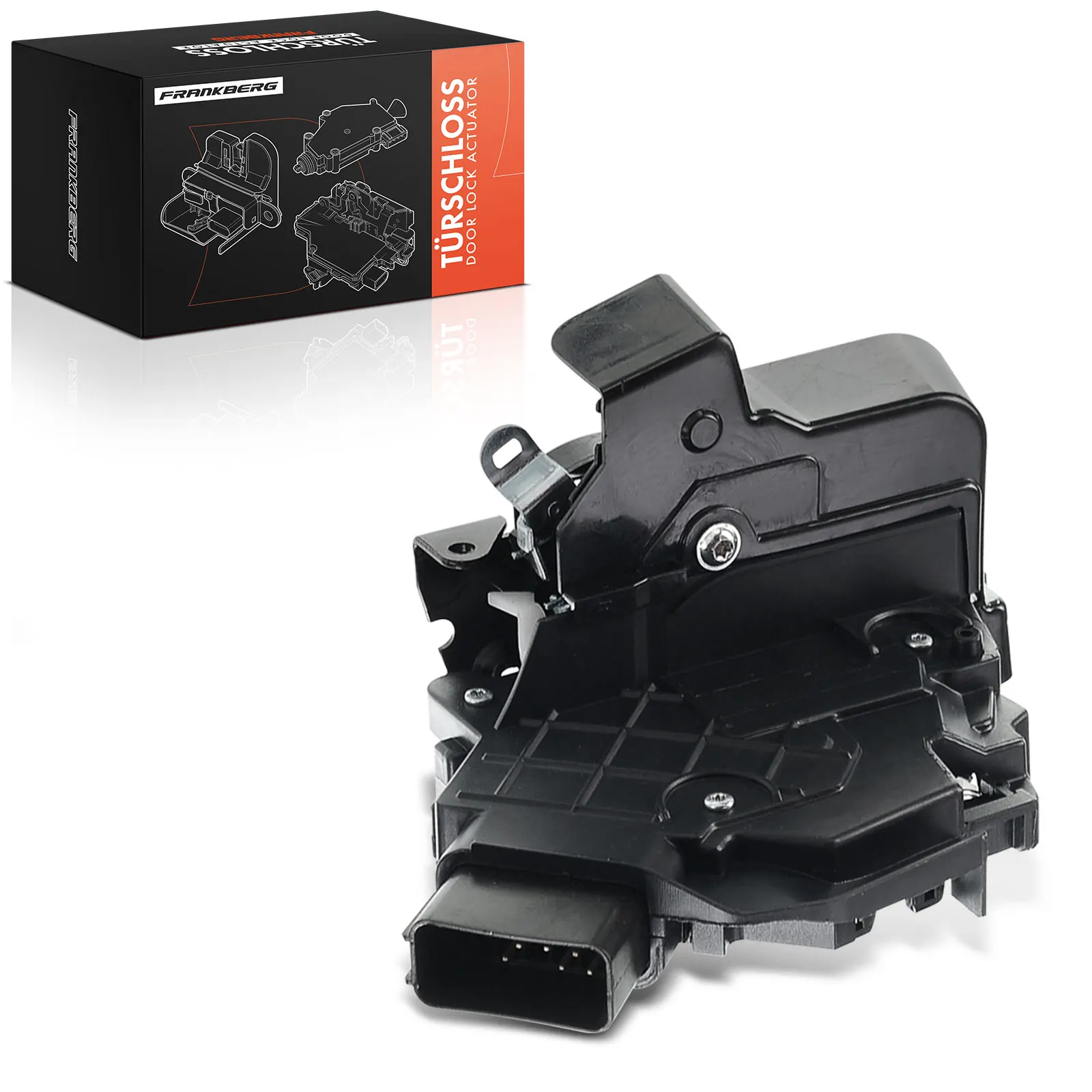 Frankberg 1x Deurslot rechtsvoor voor Ford C-Max Focus II notchback 1.6L 1.8L 2.0L 1.4L 2003-2012 3M5A-R21812-AL