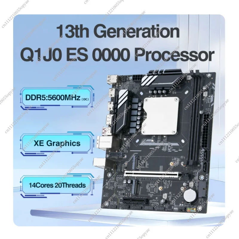 Q1HY Q1J0 Motherboard CPU Combo 13th Gen i9 13900 Desktop PC DIY Gaming Office DDR5 Computer Upgrade Kit