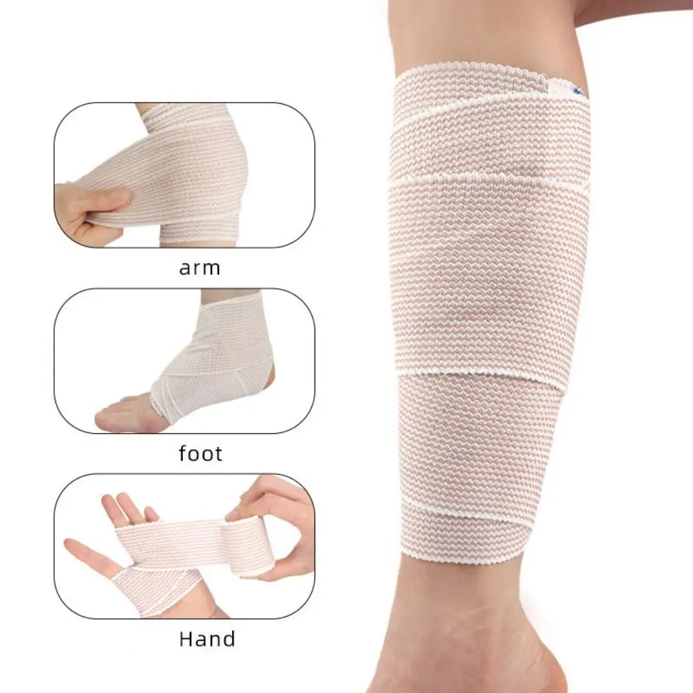 Sport Breathable Fixed Strap Professional Self-Closure Aid Bandage Comfortable Stretchable Elastic Bandage For Adults Ankle