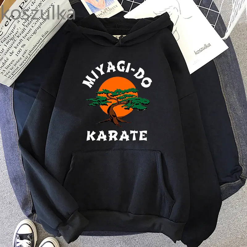 

2022 TV Cobra Kai 5 Hoodies Korea anime hoody Letter Hoodie Male Streetwear harajuku Fashion Autumn Winter Long Sleeve Clothes