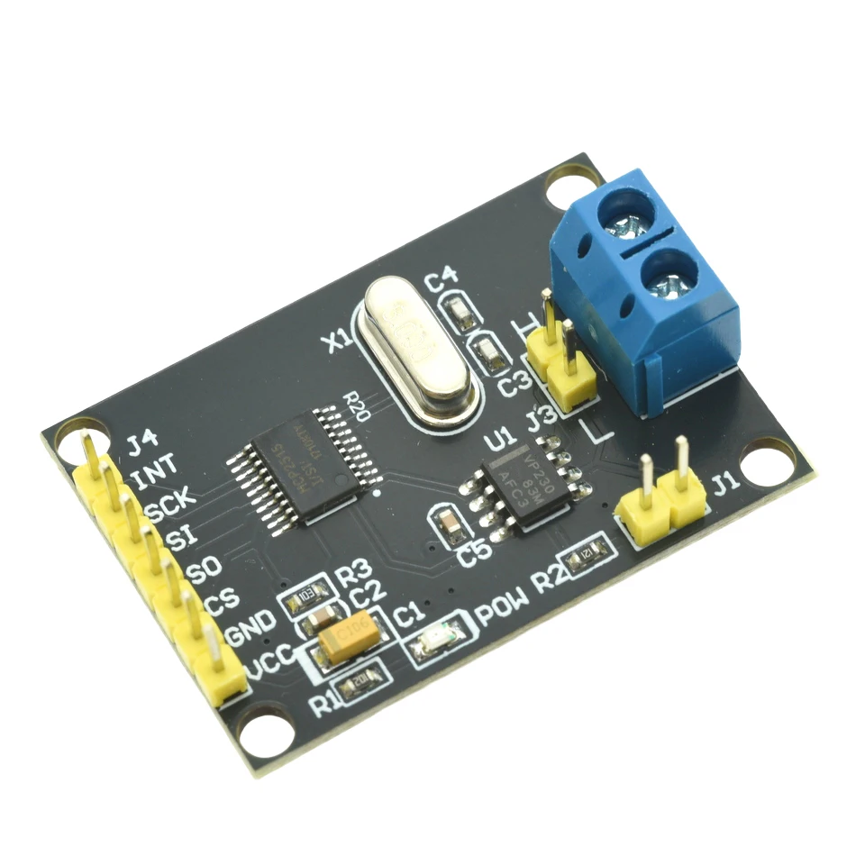 MCP2515 CAN-Bus-Kommunikationsmodul Entwicklungsboard SN65HVD230 Transceiver SPI – Detail 2