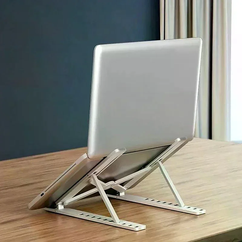 Universal Laptop Stand Adjustable Notebook Holder for Non-slip Foldable Cooling Base Bracket for Laptop/ Tablet/ Phone