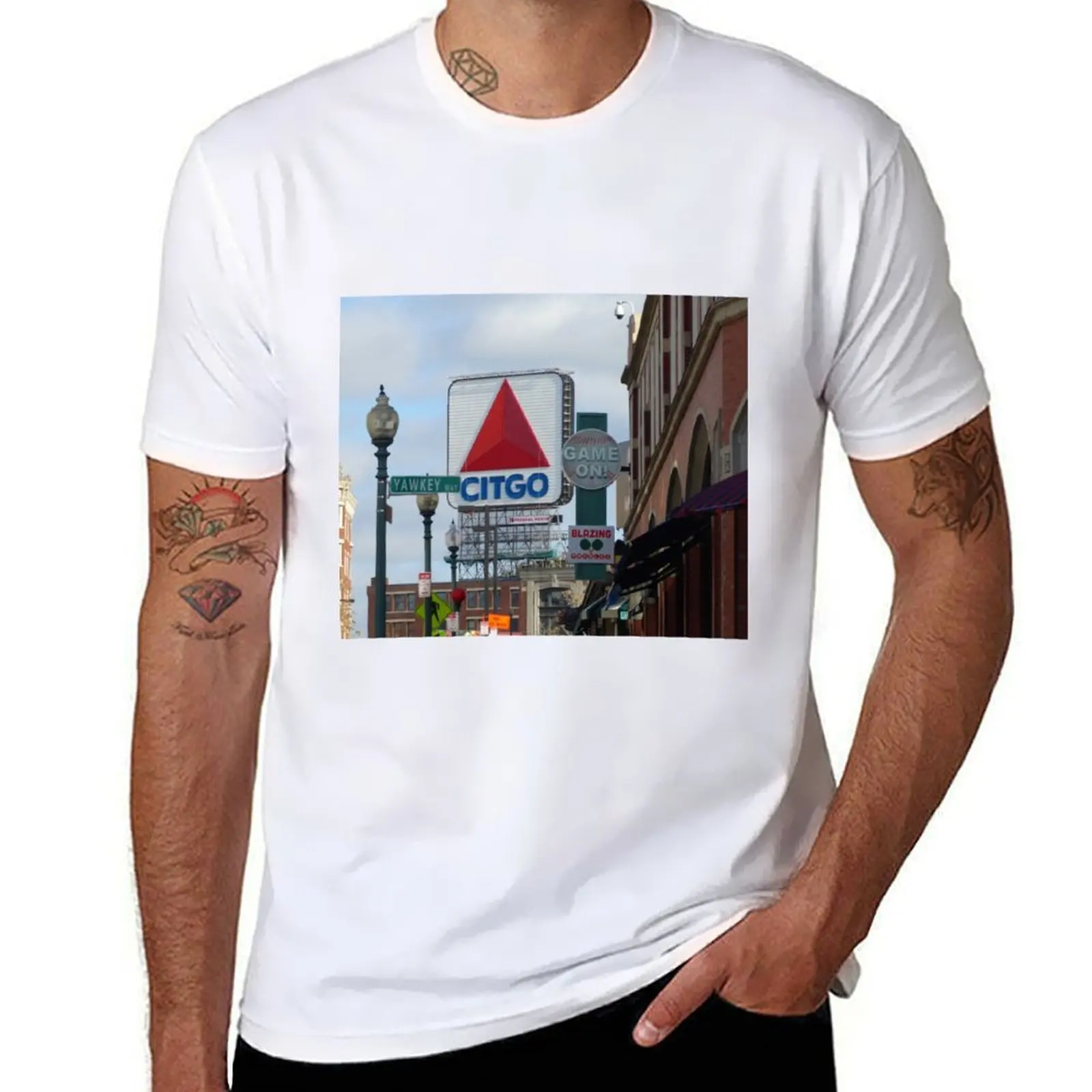 

Citgo Sign At Fenway Park T-Shirt t shirts for man graphic tees t shirts for man cotton funny T-Shirt