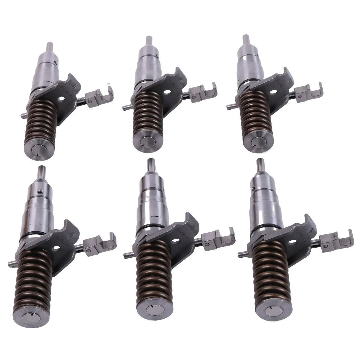 6X Fuel Injector 127-8216 107-7732 0R-8682 For Caterpillar Engine 3116 3114 3126