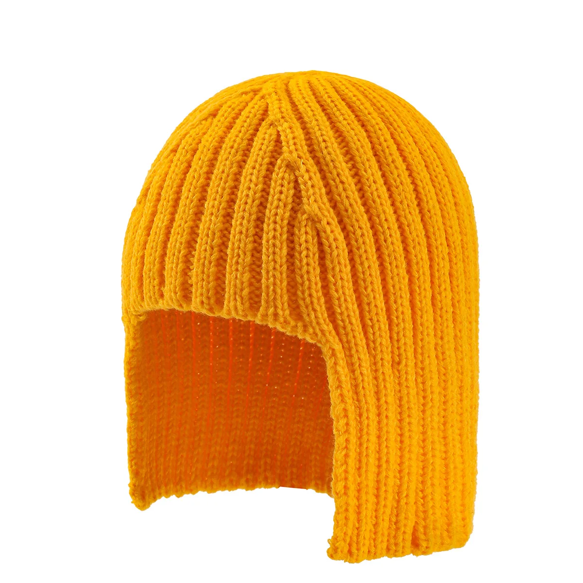 Hot Girl Perücke Strickmütze für Damen, warmer Gehörschutz für Herbst und Winter, Kopfbedeckung, modische Wollmütze im Einkaufsstil – Detail 18