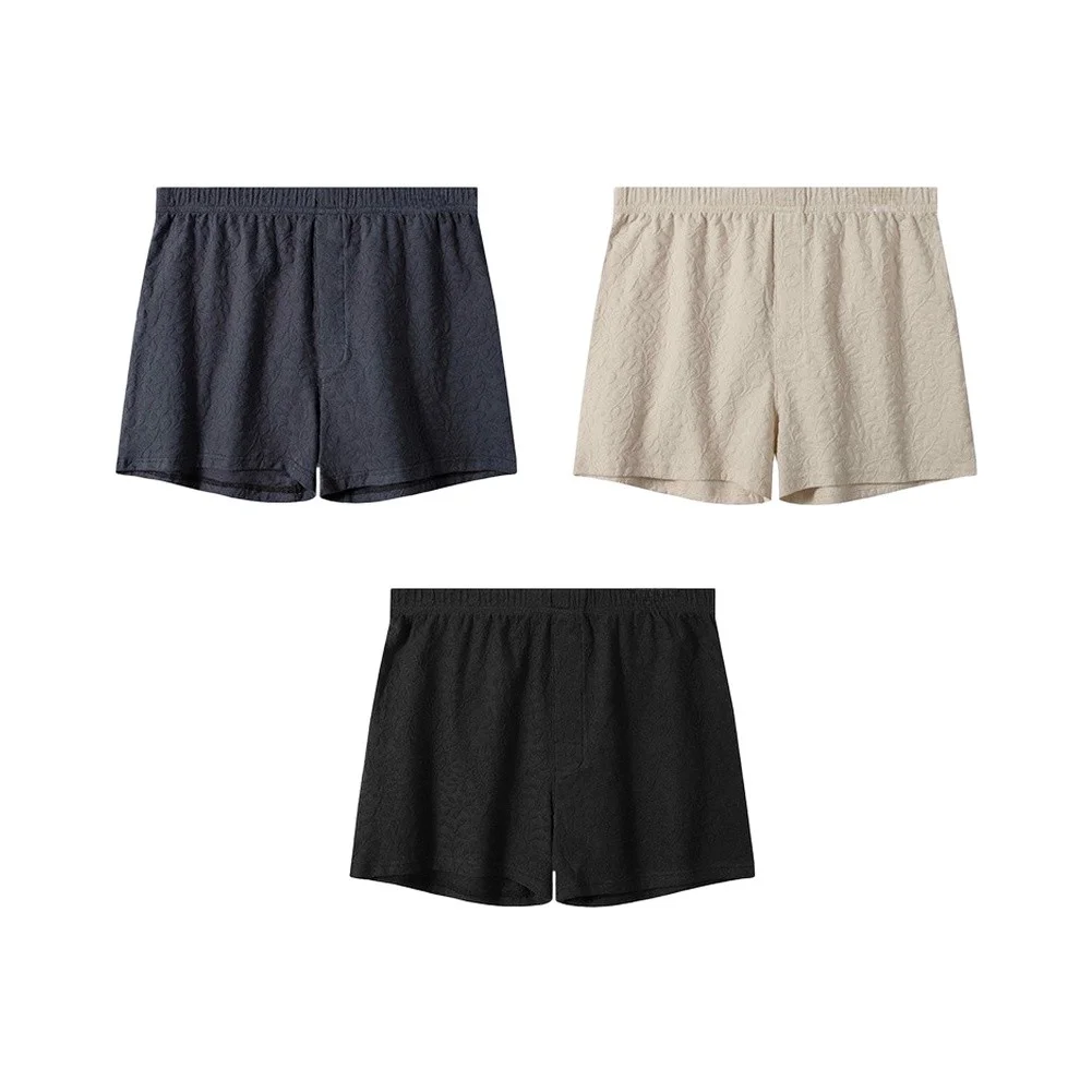 Comfort-Focused Men's Boxer Shorts U-Shaped Pouch Mid Waist Stretch Fabric for Sleep and For Arrow Pant Matching