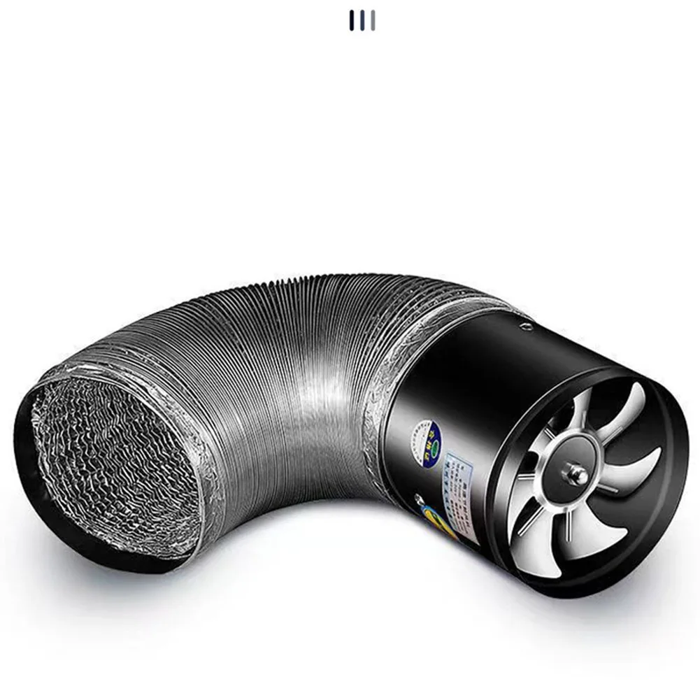 Two-Way Kitchen Exhaust Fan 6 Inch 150mm Air Ventilator Metal Pipe Ventilation Exhaust Fan Extractor Wall Fan Duct Fan