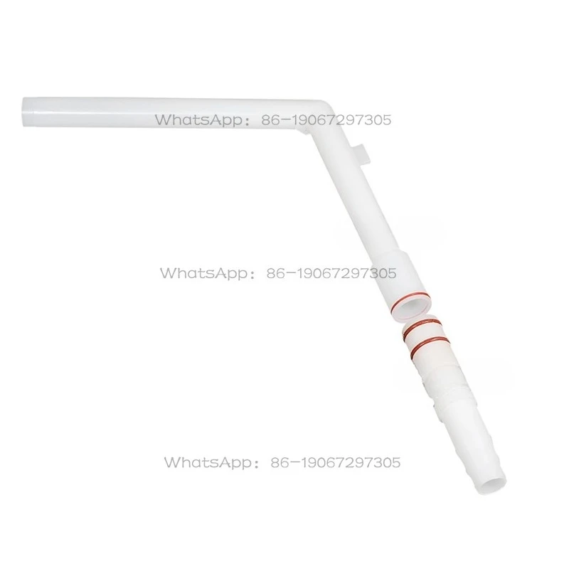Manual spray gun L-shaped inner powder conveying pipe PEM-X1 electrostatic powder spraying gun inner lining hose joint