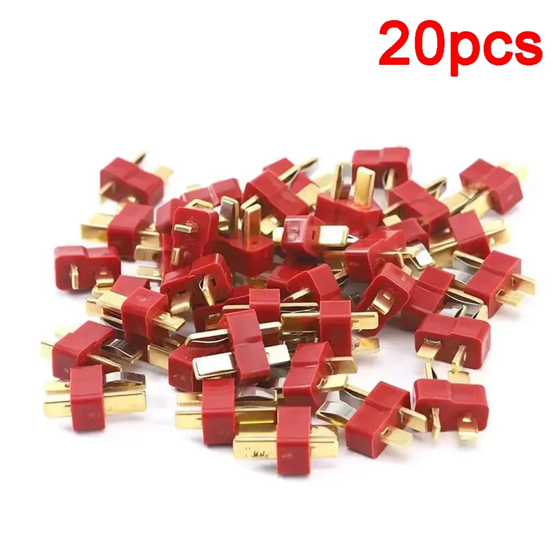 20 Stück T-Stecker (männlich/weiblich) – für RC-Modelle, Batterieanschluss, Ersatzteile