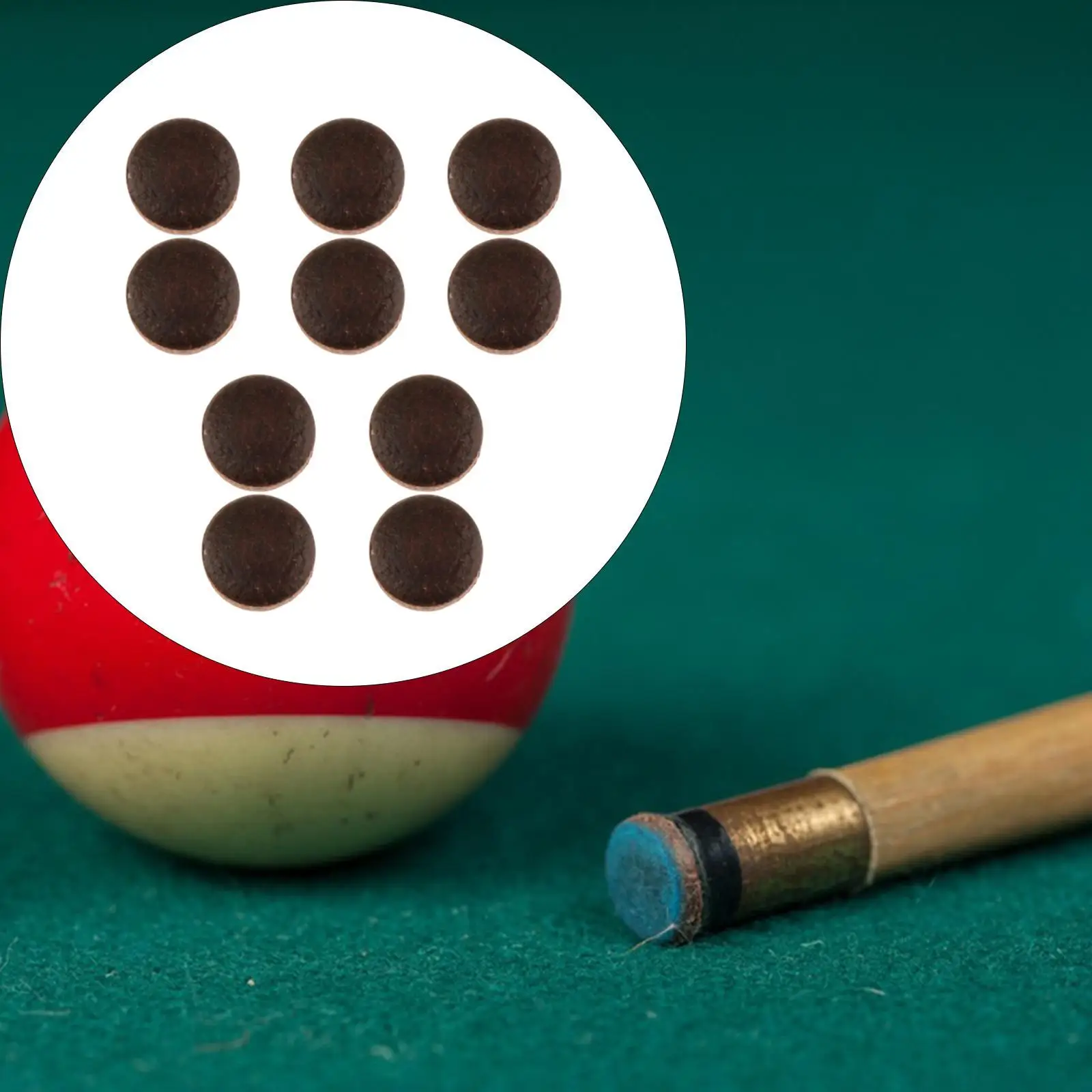 10x ujung tongkat bilyard pemeliharaan Aksesori portabel 13mm perbaikan kekerasan tinggi ujung tongkat bilyar suku cadang untuk Snooker