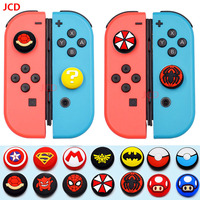 4PCS Silicone Rubber Thumb Grip Caps for Nintendo Switch Lite OLED Joy-Con Controller Joystick Cap Enhancer