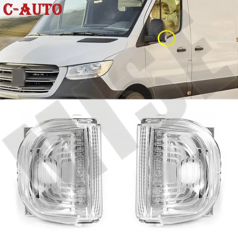 Rearview Mirror Repeater Lamp Turn Signal Light For Mercedes Sprinter 2019 2020 A9109064700 A9109064600 Indicator Flashing light