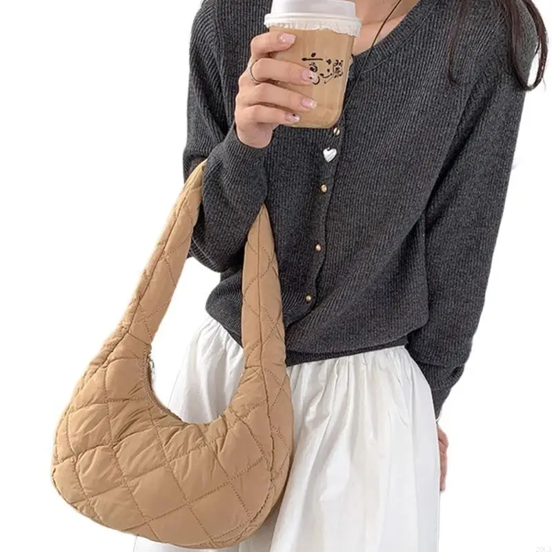 

Vintage Tote Bag Handbag Underarm Bag Versatile Armpit Bag Quilted Dumpling Bag 20CA