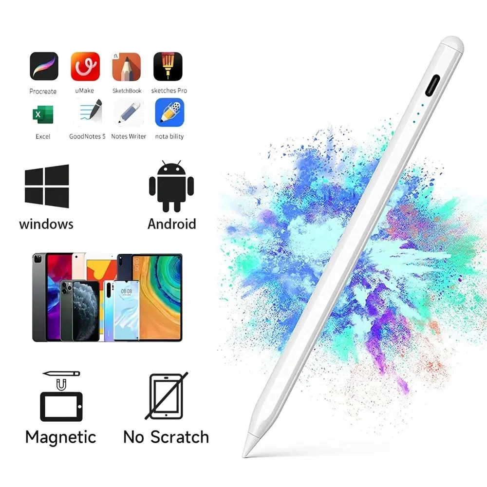 

For Realme Pad 2 2023 11.5Inch X 10.95 Capacitive Screen Pencil with Palm Rejection Tilt for Realme Pad 10.4Inch Mini 8.7 2022