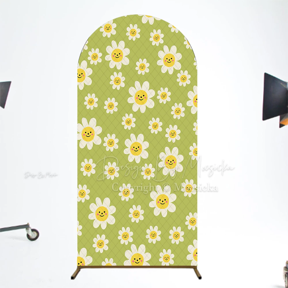 Mocsicka ดอกไม้งานแต่งงาน Arch ฉากหลังฝาครอบเด็กทารกฝักบัวผู้หญิงวันเกิด Photo โค้งพื้นหลังการถ่ายภาพ Decor Prop