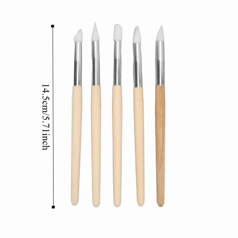 Multi Functional Silicone Material Watch Dial Cleaning Tool Rubber Tip Watch Repair Tool Scratch Brush Pen Set Watch Repairers