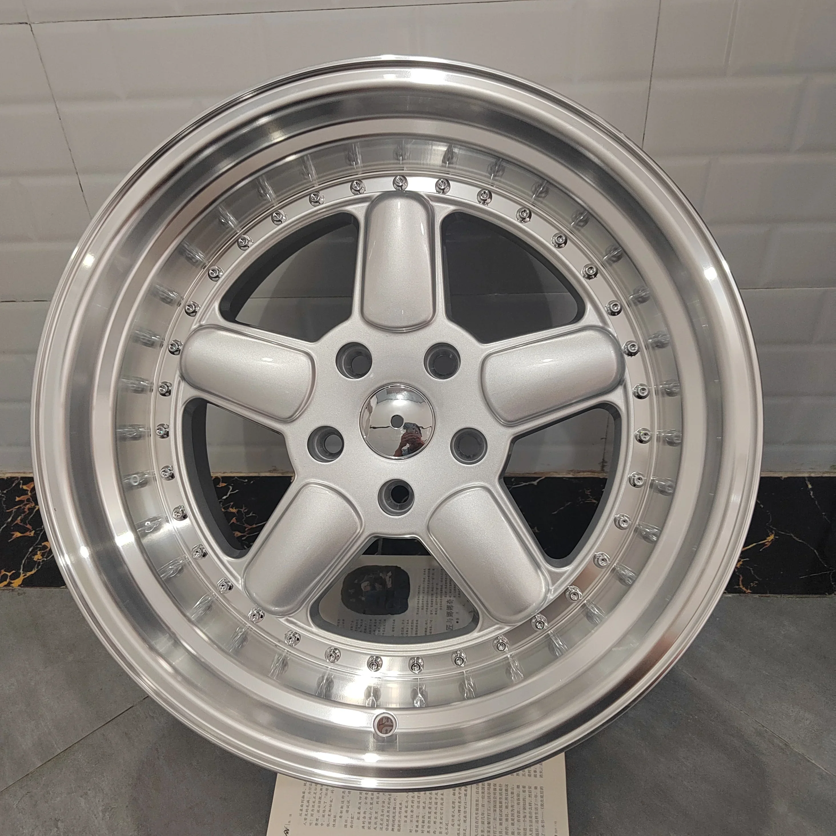 

Aluminum Alloy Car Rims 18 Inches 5x120 PCD 5 holes deep dish passenger rims Car Wheels For