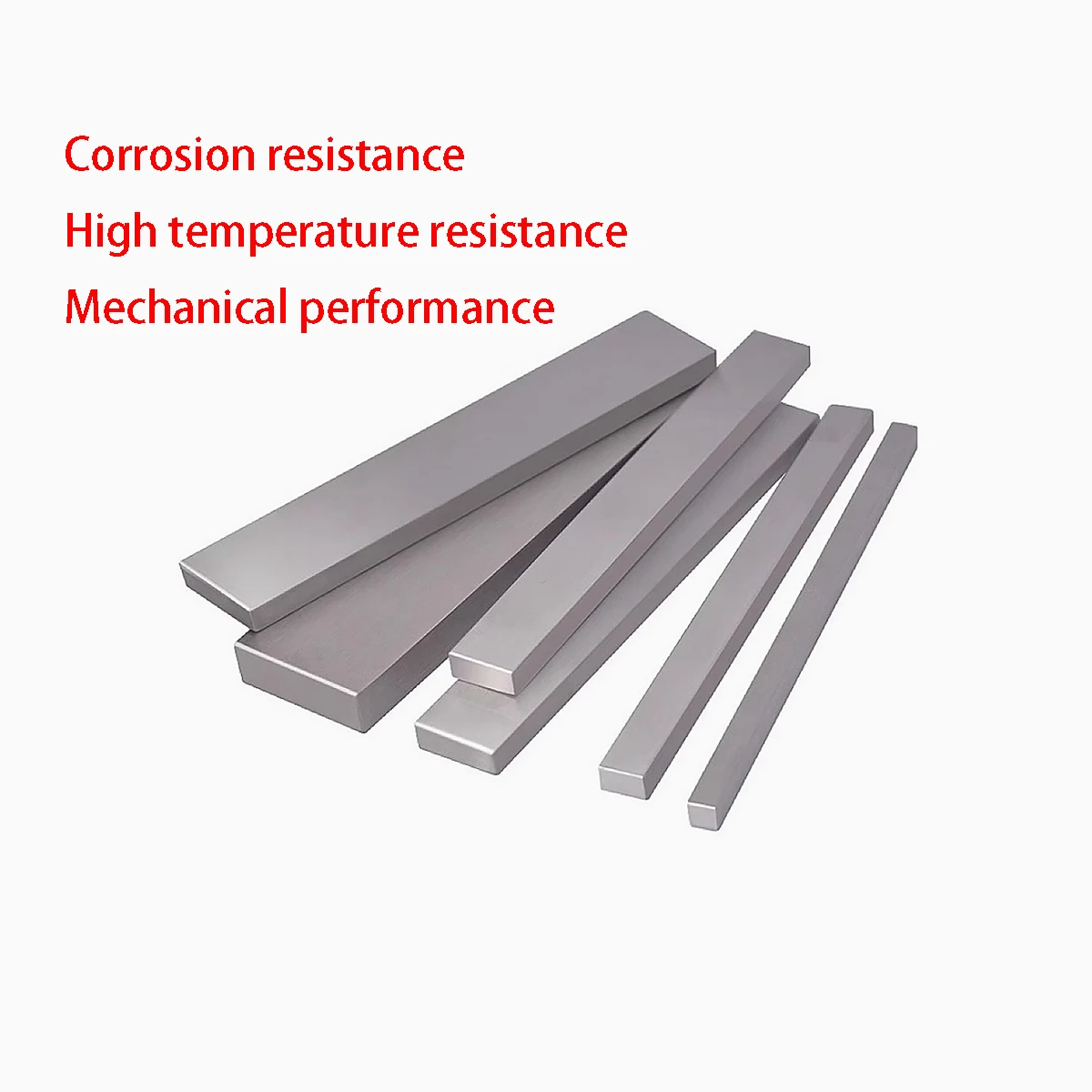 304 Stainless Steel Square Bar, Straight Bar, Solid Steel Bar, Polished Glossy Surface, Diameter 3/4/5/6~40mm