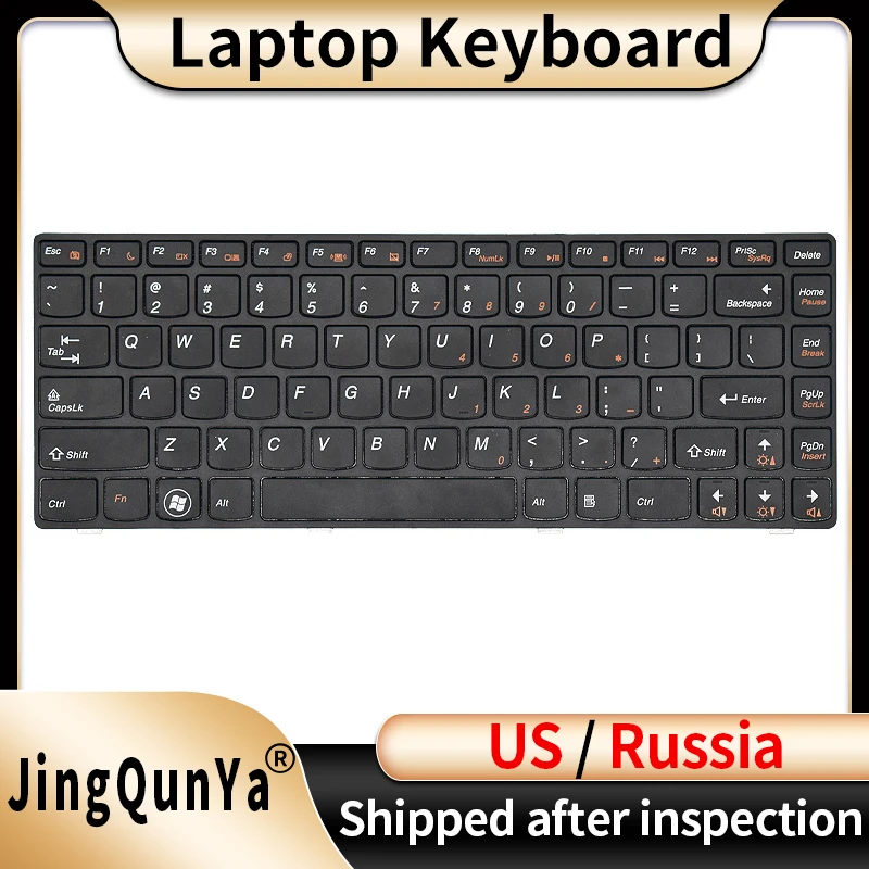 US/RU/Russian Laptop Keyboard For Lenovo G470 V470 B470 B490 G475 B475E B480 M490 M495 B470E V480C B4430 Replacement