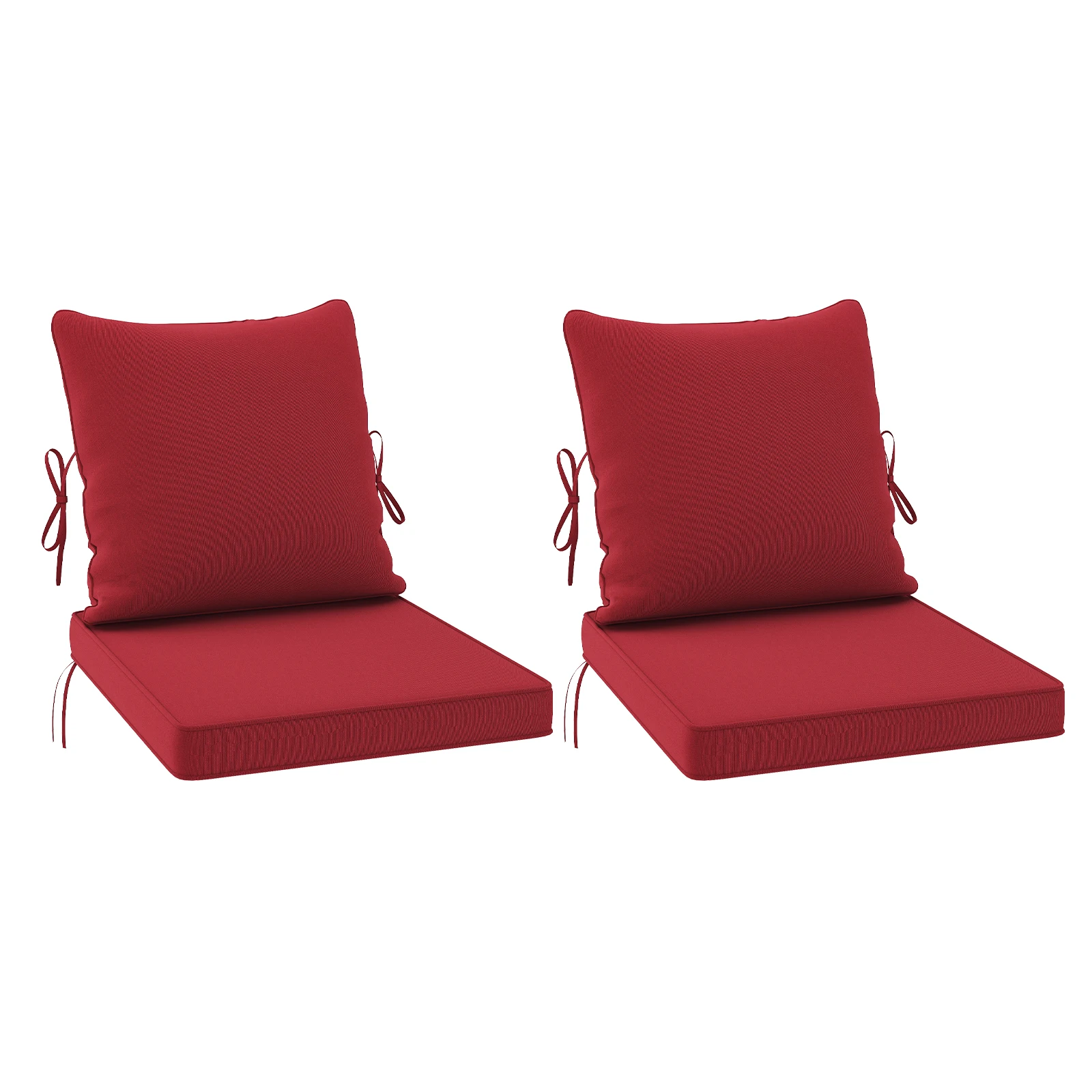 

Подушки для уличных стульев Farini, 19×19 дюймов, сменные подушки для уличных диванов со съемным чехлом для садовой мебели