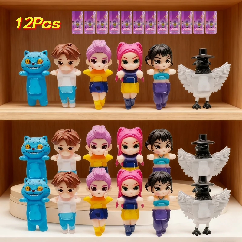 케이팝 악마 사냥꾼들. 애니메이션 피규어%* 장식품 악마 수집 어린이 파티 코스프레; 장식 만화 헌트릭스 데코/크리스마스 선물