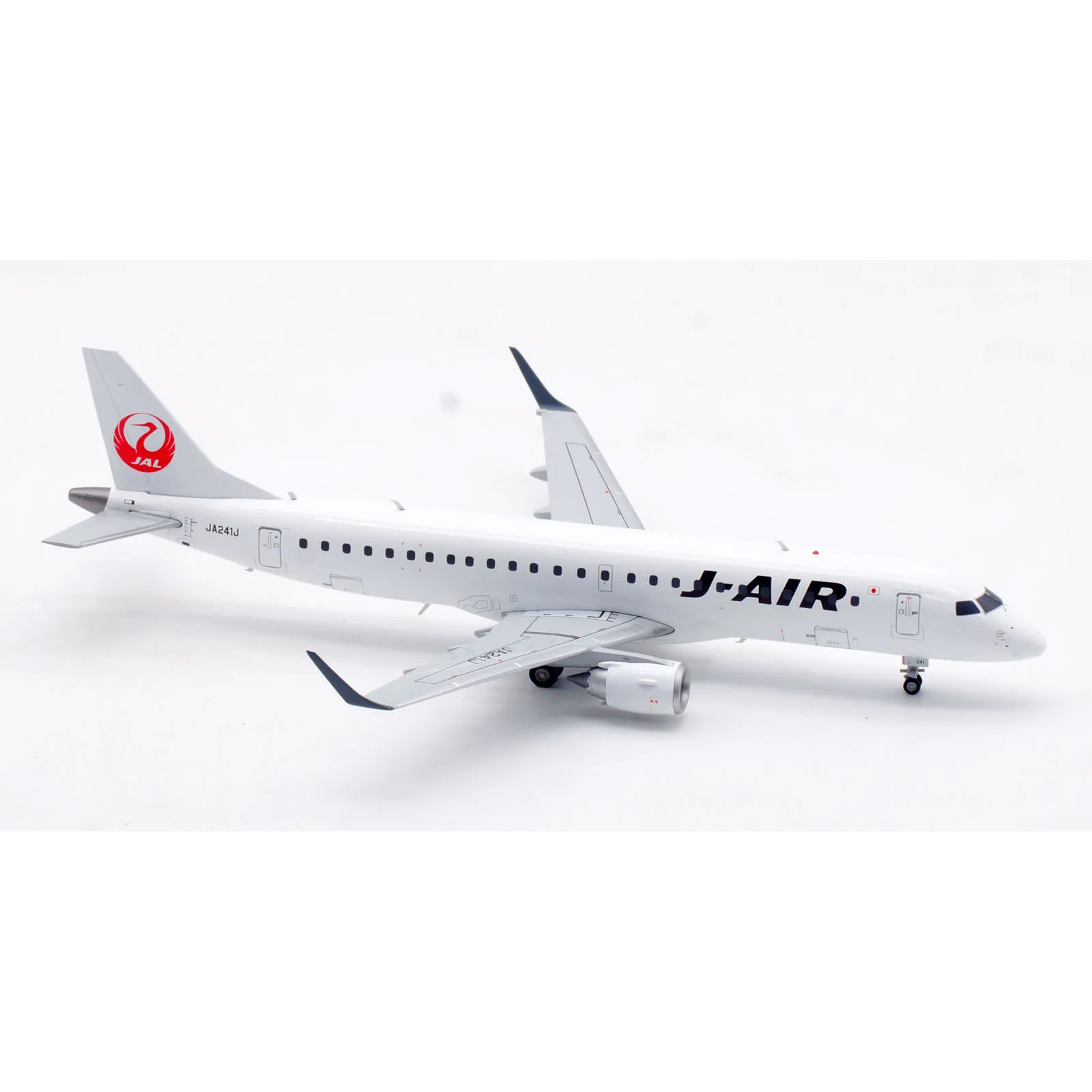 XX2166 Alloy Collectible Plane Gift JC Wings 1:200 J-Air JAL Embraer 190-100STD Diecast Aircraft Jet Model JA241J With Stand