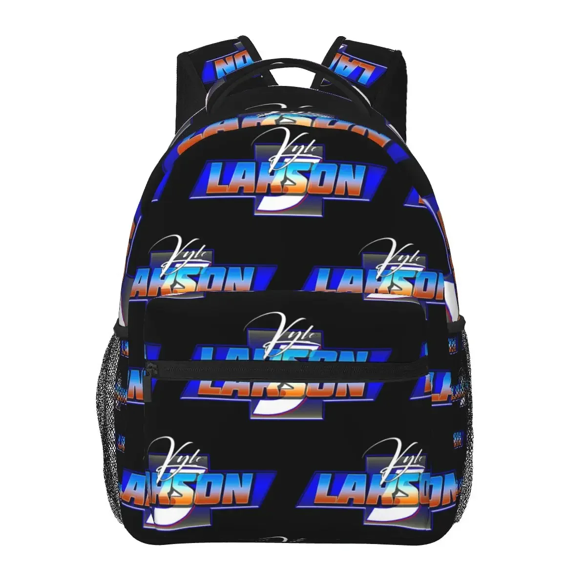 Kyle Larson CHEVY 5 Backpacks Boys Girls Bookbag Children School Bags Cartoon Travel Rucksack Shoulder Bag Large Capacity