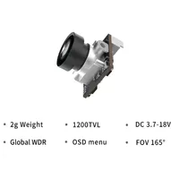 CADDX ANT 1200TVL Nano Camera: 1.8mm Lens, Global WDR, 2g Ultra Light, 3.7-18V for Tinywhoop/Cinewhoop/Mobula6 FPV