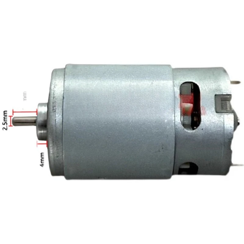 12V/18V/21V 550 Motor, Copper Wire Electric Motor for Lithium Chainsaw, Power Drill Replacement Parts