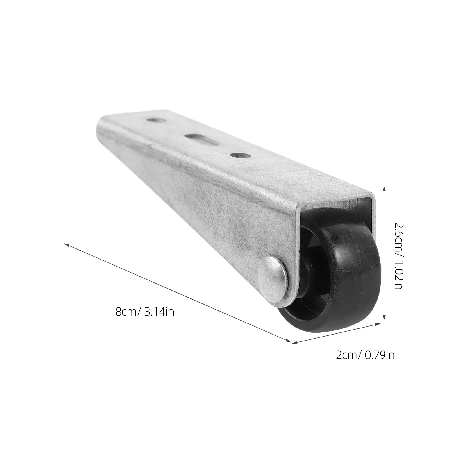 8Pcs Heavy Duty Barn Door Roller Wheels Small Door Support Rollers Non-Slip Bottom Pulley Casters Anti-Sag Sliding Doors Wooden
