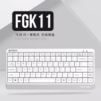 A4TECH FGK11 Single Wireless 2.4g Keyboard Desktop Laptop Universal Ultra-Thin Portable Office Typing Keyboard For Pc Accessory