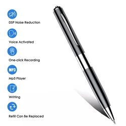 Digital Voice Recorder Pen Professional Audio Recording Voice Activated MP3 Player Sound Dictaphone Long Time Record Device
