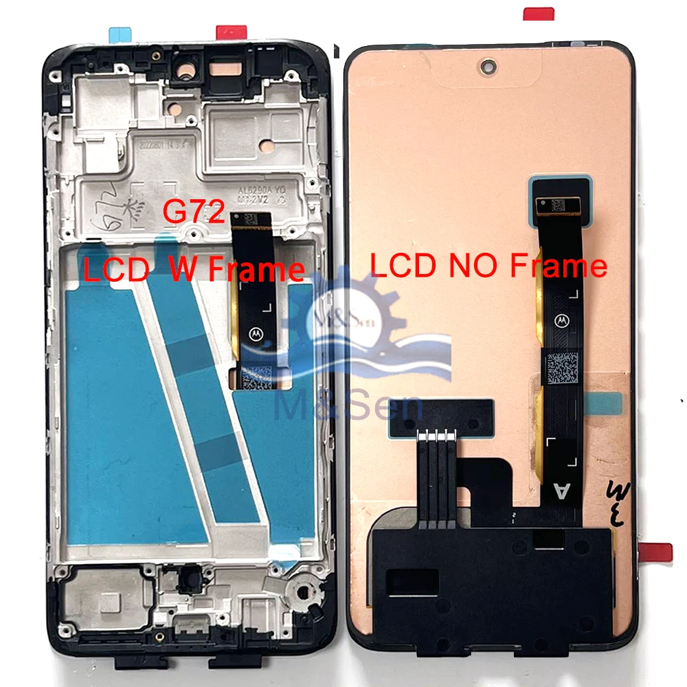 Original OLED For Motorola Moto G72 LCD XT2255-1 Display Screen Touch Panel For Moto G84 LCD Frame XT2347/ G85 XT2427-3