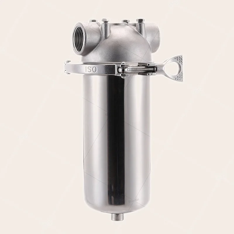 Stainless Steel 5" Filter Housing 3/4" NPT Whole House Water Purification
